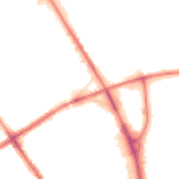 Night-time road noise heatmap for BD2 1AF