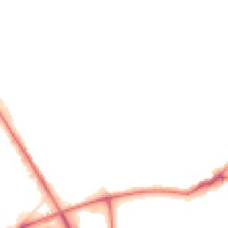 Night-time road noise heatmap for BD2 1EE