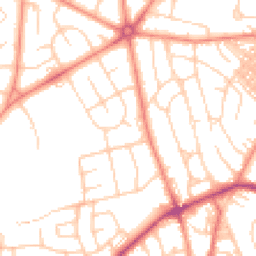 Daytime road noise heatmap for BD2 1JG