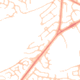Daytime road noise heatmap for BD2 1JY