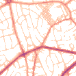 Daytime road noise heatmap for BD2 2EH