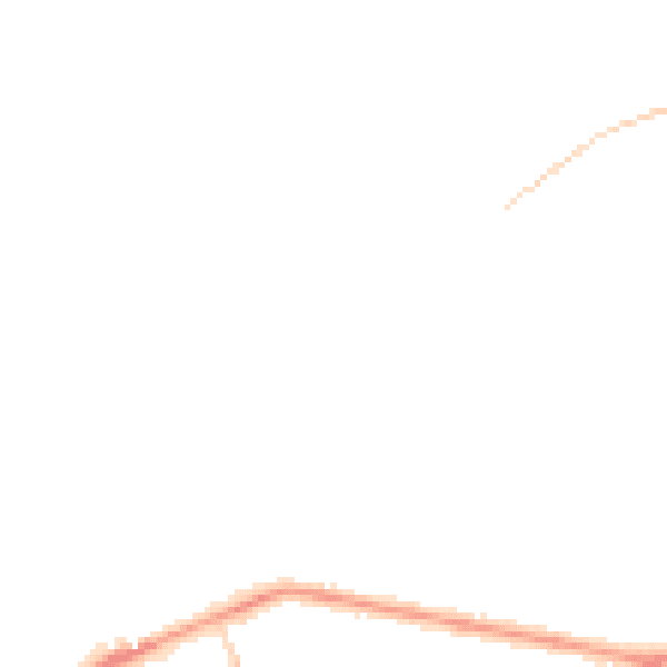 Night-time road noise heatmap for BD2 2JH