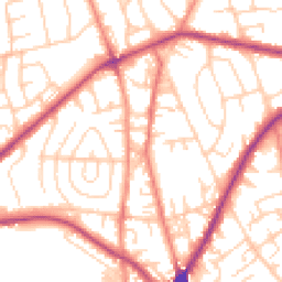Daytime road noise heatmap for BD2 3DB