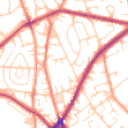 Daytime road noise heatmap for BD2 3DR