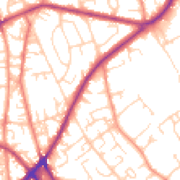 Daytime road noise heatmap for BD2 3ET