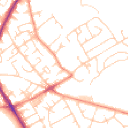 Daytime road noise heatmap for BD2 3JB