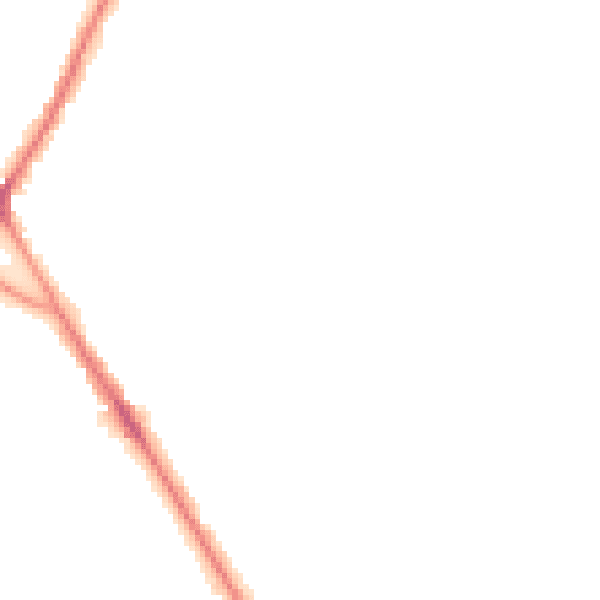 Night-time road noise heatmap for BD2 3LL