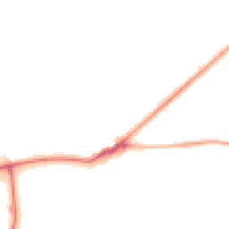 Night-time road noise heatmap for BD2 4AL