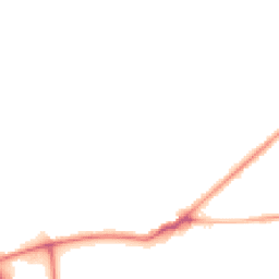 Night-time road noise heatmap for BD2 4AS