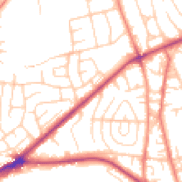 Daytime road noise heatmap for BD2 4HP