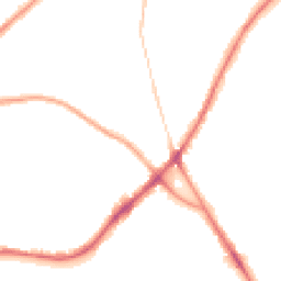 Night-time road noise heatmap for BD2 4PB