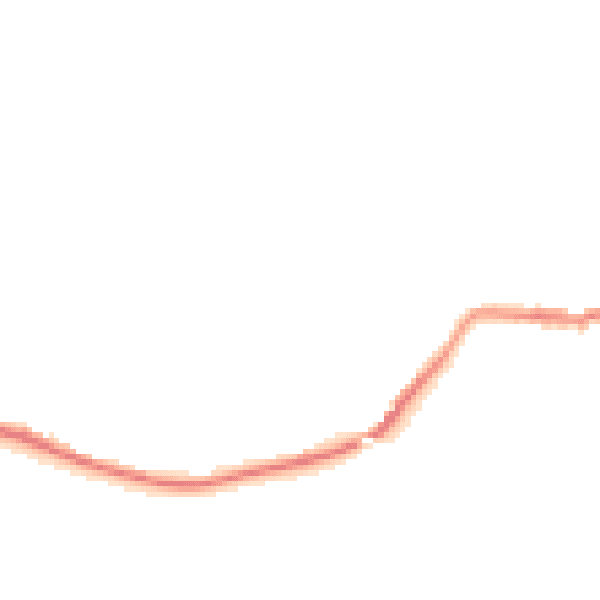 Night-time road noise heatmap for BD22 0DF