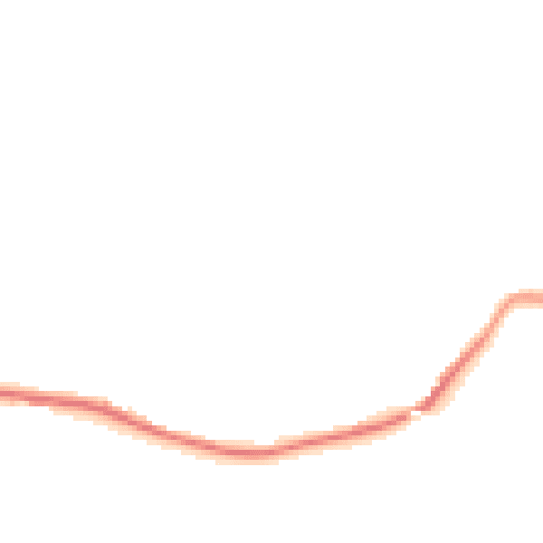 Night-time road noise heatmap for BD22 0DG