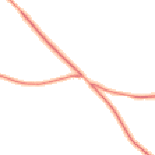 Daytime road noise heatmap for BD22 0FE