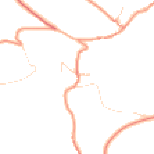 Daytime road noise heatmap for BD22 0PD