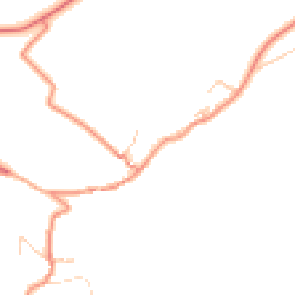 Daytime road noise heatmap for BD22 0PN