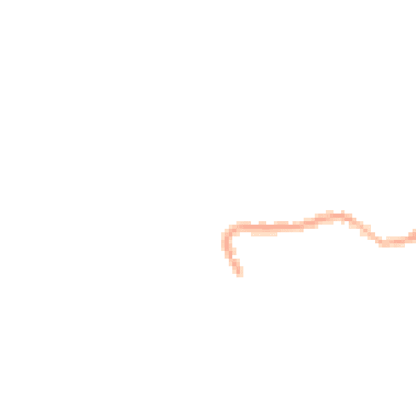 Night-time road noise heatmap for BD22 7PT