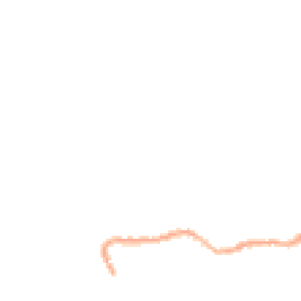 Night-time road noise heatmap for BD22 7ST
