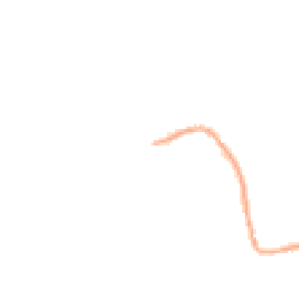 Night-time road noise heatmap for BD22 8EL