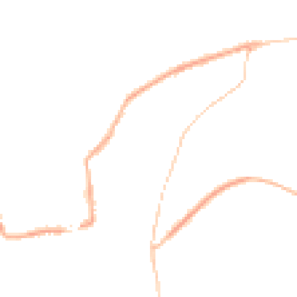 Night-time road noise heatmap for BD22 8JF