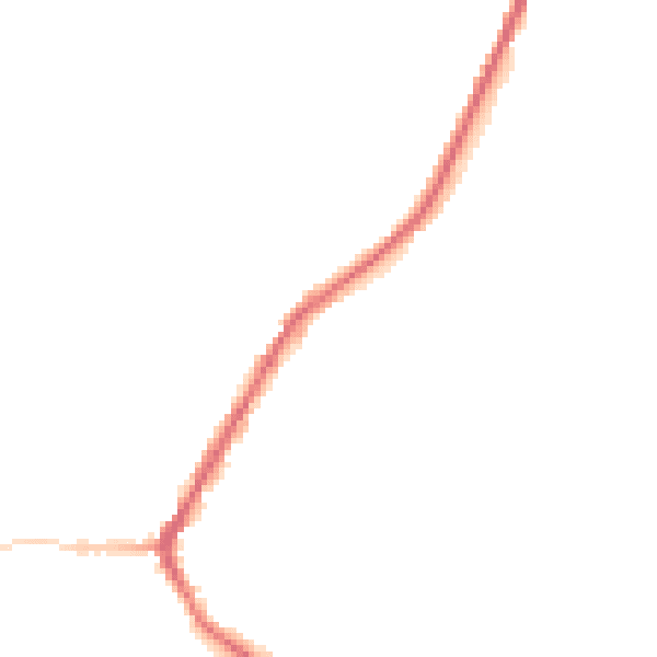 Night-time road noise heatmap for BD22 9AE