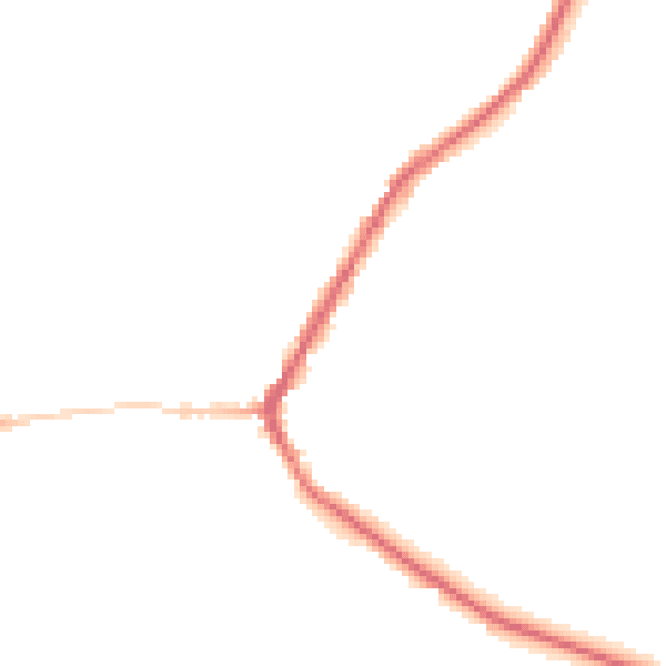 Night-time road noise heatmap for BD22 9BS
