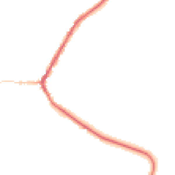 Night-time road noise heatmap for BD22 9BW