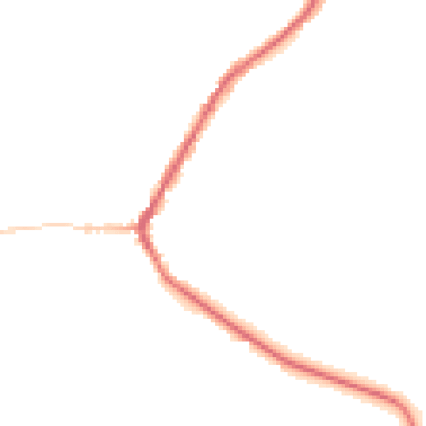 Night-time road noise heatmap for BD22 9DB