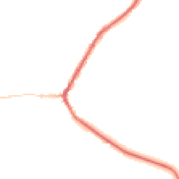 Night-time road noise heatmap for BD22 9DF