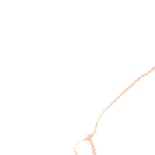 Night-time road noise heatmap for BD22 9SA