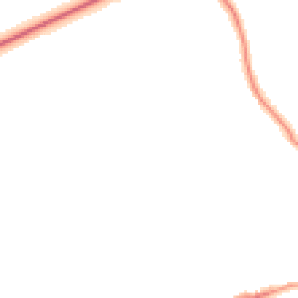 Night-time road noise heatmap for BD23 1QU