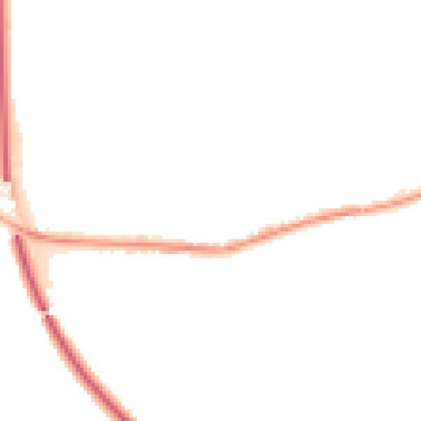 Night-time road noise heatmap for BD23 1SU