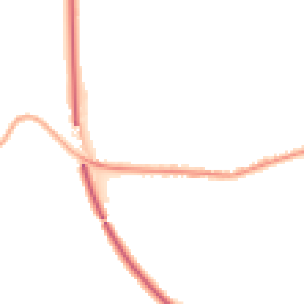 Night-time road noise heatmap for BD23 1TH