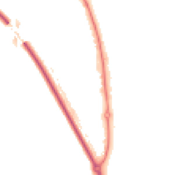 Night-time road noise heatmap for BD23 2TZ
