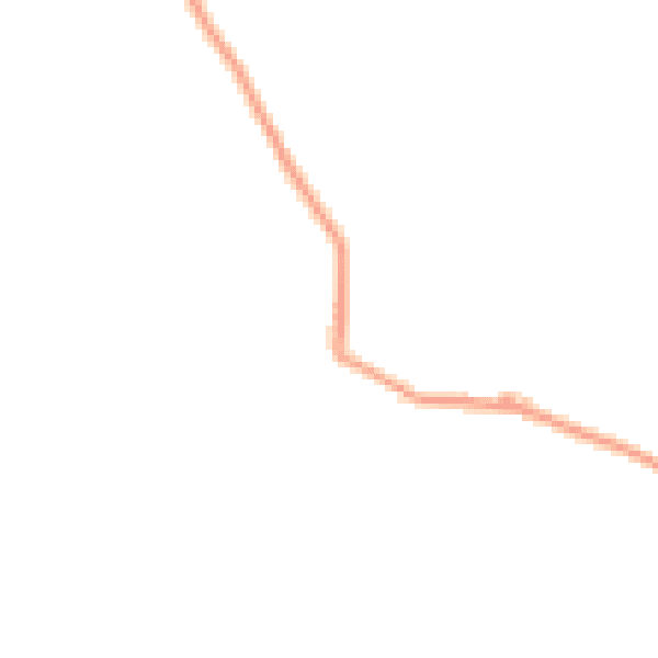 Night-time road noise heatmap for BD23 3JU