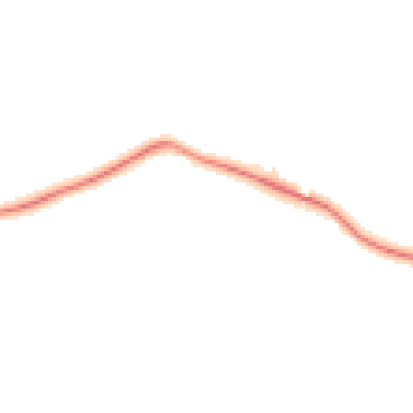 Night-time road noise heatmap for BD23 3LR