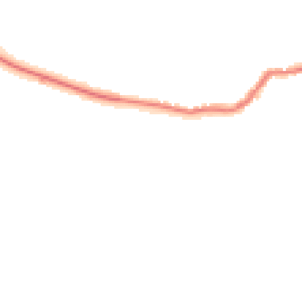 Night-time road noise heatmap for BD23 3PE