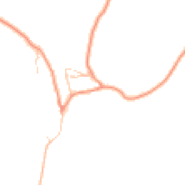 Daytime road noise heatmap for BD23 4DB