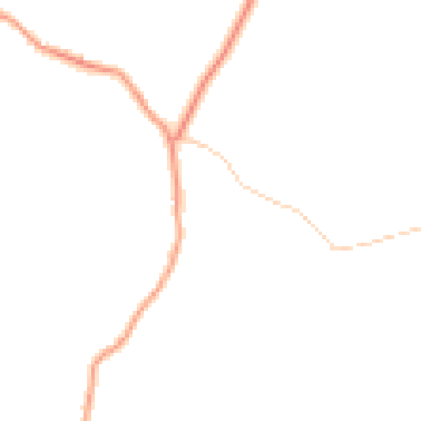 Daytime road noise heatmap for BD23 4DU