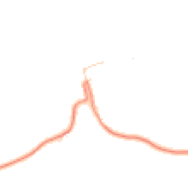Daytime road noise heatmap for BD23 4DX