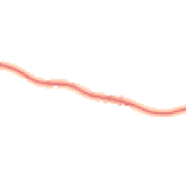 Night-time road noise heatmap for BD23 4EA