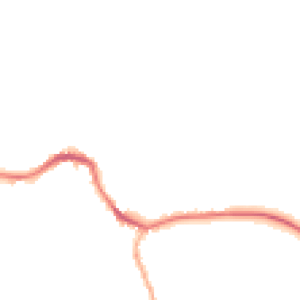 Night-time road noise heatmap for BD23 4JW
