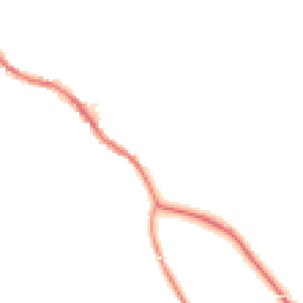 Night-time road noise heatmap for BD23 4NJ