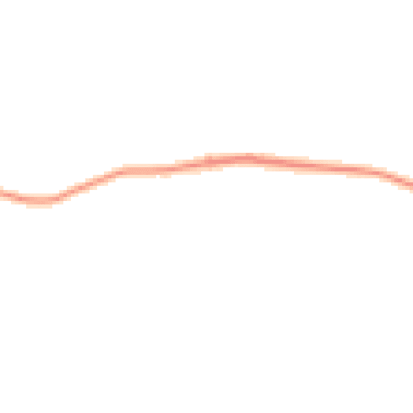 Night-time road noise heatmap for BD23 5DT