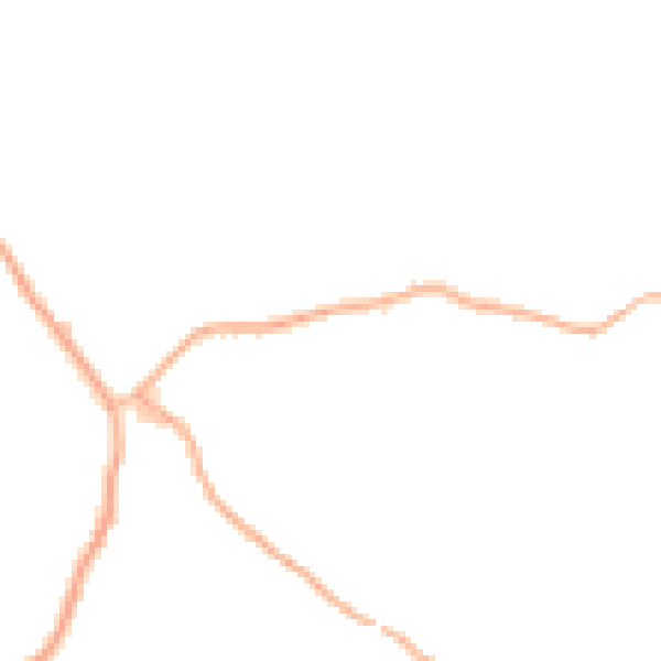 Night-time road noise heatmap for BD23 5HP