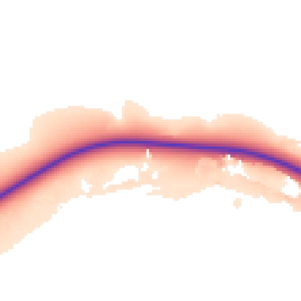 Daytime road noise heatmap for BD23 6AE