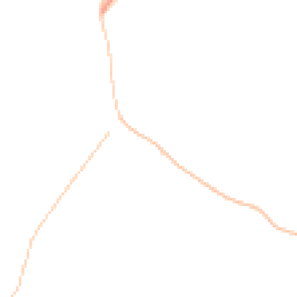 Daytime road noise heatmap for BD23 6AP