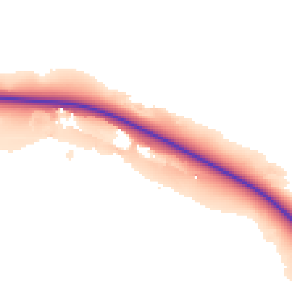 Daytime road noise heatmap for BD23 6AQ