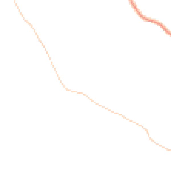 Daytime road noise heatmap for BD23 6AX