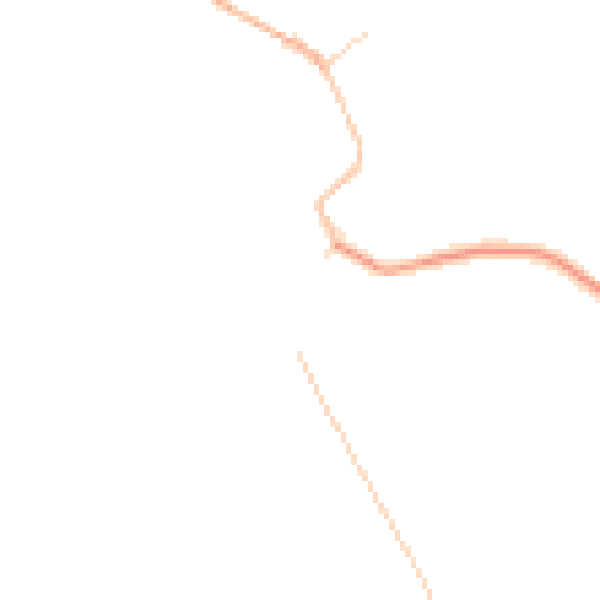 Daytime road noise heatmap for BD23 6BS
